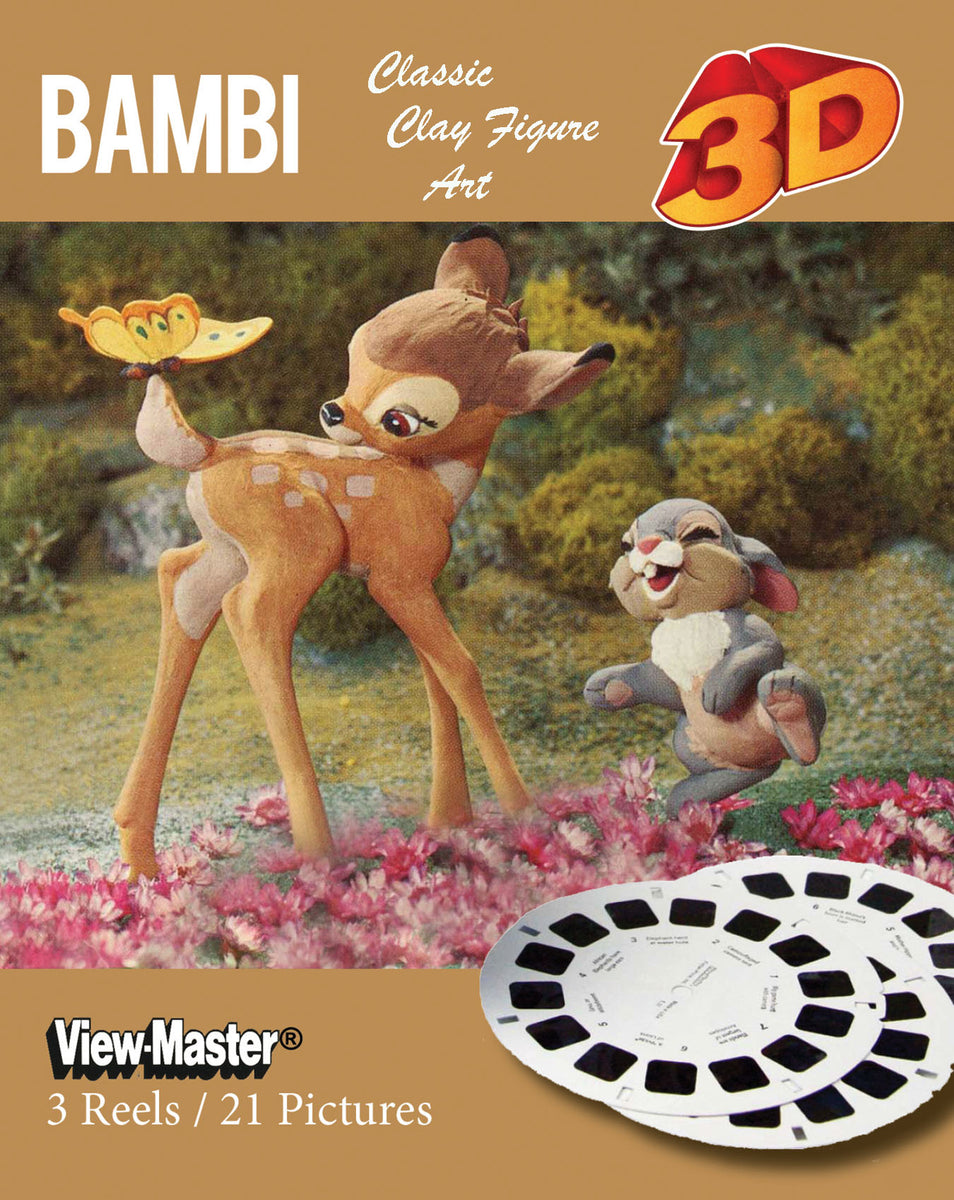 Bambi - View-Master 3 Reel Set - vintage – worldwideslides