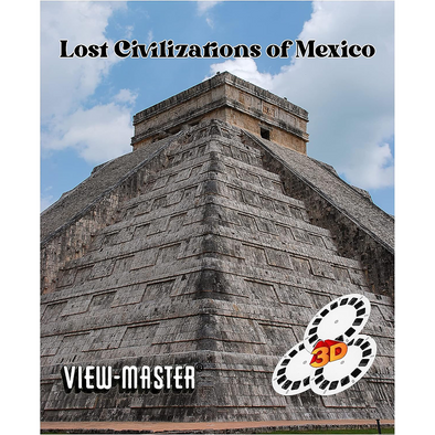 Lost Civilizations of Mexico - View-Master 3 Reel Set - vintage