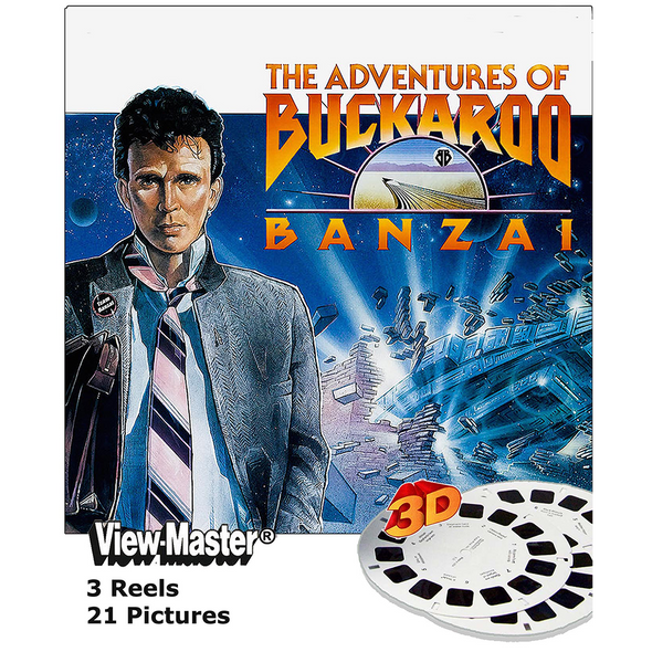 The Adventures of Buckaroo Banzai - View-Master 3 Reel Set - AS NEW - 4056