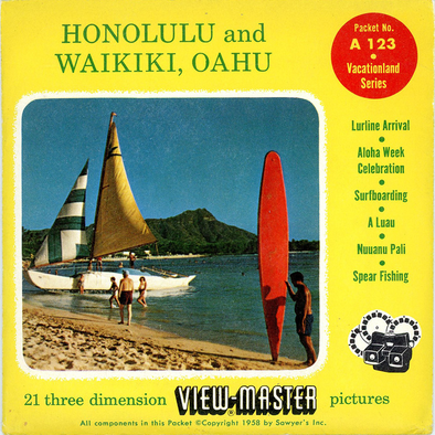 View-Master - Scenic Alaska-Hawaii - Honolulu and Waikiki
