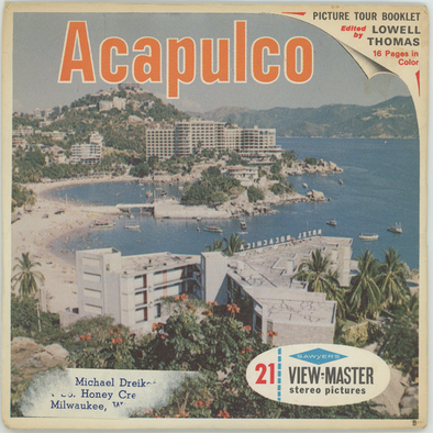Acapulco, Mexico - View-Master 3 Reel Packet -1960's view - vintage - (BARG-B003-S6B)
