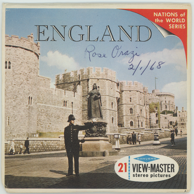 England - View-Master 3 Reel Packet - 1960's view - vintage  - (BARG-B156-S6A)
