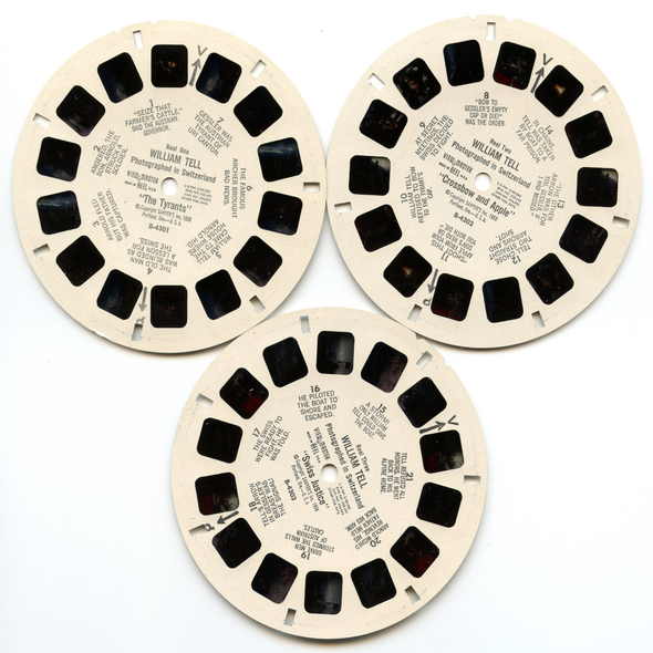 William Tell - View-Master - Vintage 3 Reel Packet - 1960s  (BARG -B430-S5)