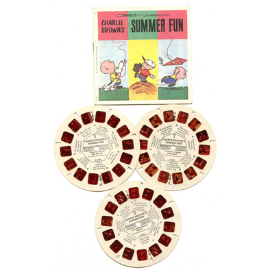 Charlie Brown's Summer Fun - View-Master 3 Reels Only - vintage - (PNJ-B548-G)