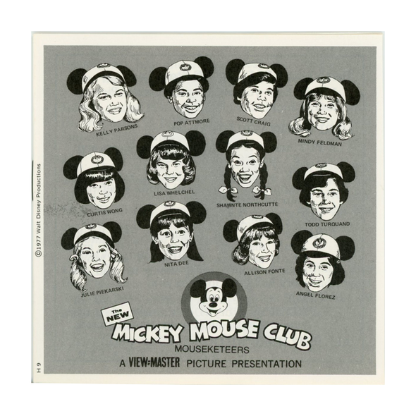 The New Mickey  Mouse Club - H9 - Vintage Classic View-Master - 3 Reel Packet - 1970s Views