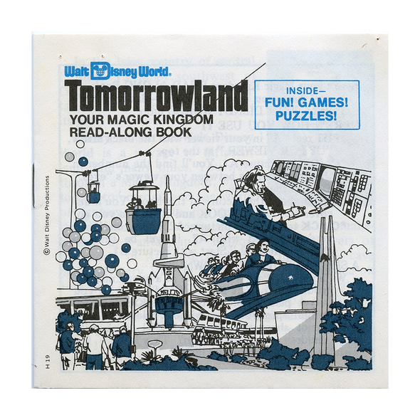 ViewMaster -Tomorrowland - Disney World - Vintage - 3 Reel Packet -1970's views - H19