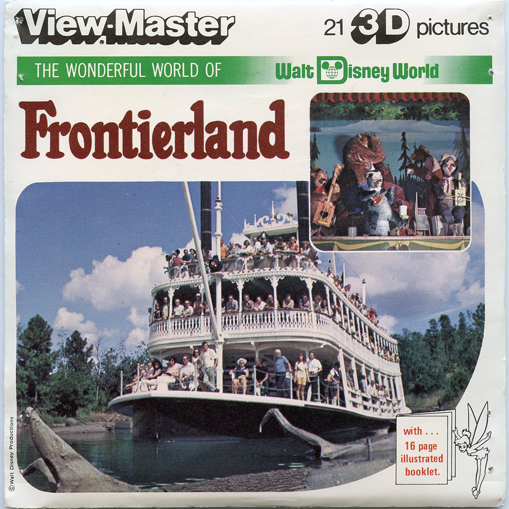 View Master - Frontierland - Walt Disney World - Vintage - 3 Reel