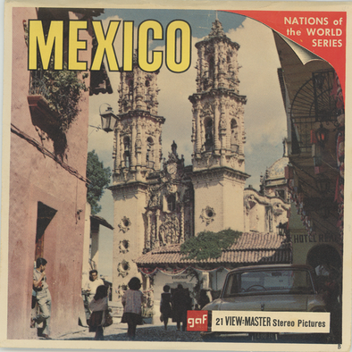 Mexico - View-Master 3 Reel Packet -1960's view - vintage - (ECO-B001-G1B)