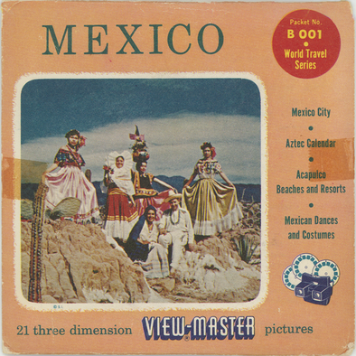 Mexico - View-Master 3 Reel Packet - 1950's view - vintage - (ECO-B001-S4)