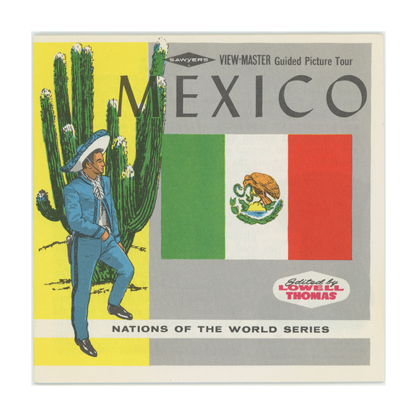 Mexico - View-Master 3 Reel Packet - 1960's views - vintage - (B001-S6A)