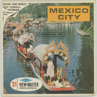 Mexico City - View-Master 3 Reel Packet - 1960's views - vintage - (B002-S6A)
