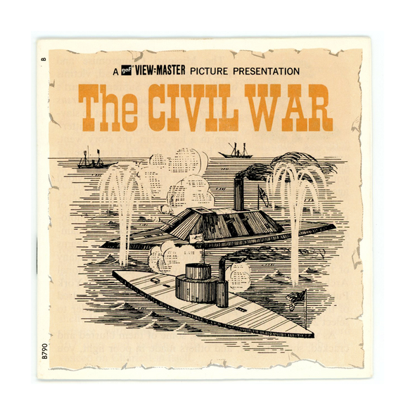 The Civil War - B790 - Vintage Classic View-Master - 3 Reel Packet - 1960s Views