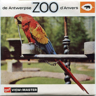 View Master Antwerpse Zoo d'Anvers - C372-BG1 -  Vintage 3 Reel Packet - 1960s views