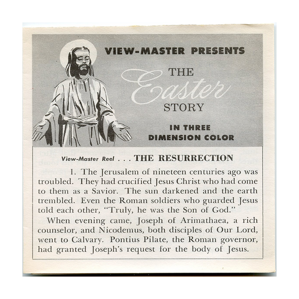 ViewMaster - The Easter Story - B880 -  Vintage 3 Reel Packet - 1960s views