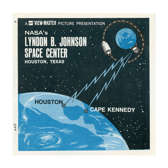 ViewMaster - NASA's Lyndon B Johnson Space Center- A425 - Vintage - 3 Reel Packet - 1970s views
