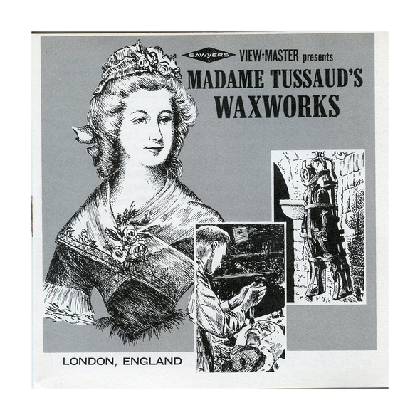 ViewMaster - Madame Tussaud's Waxworks - C282 - Vintage - 3 Reel Packet - 1960s views