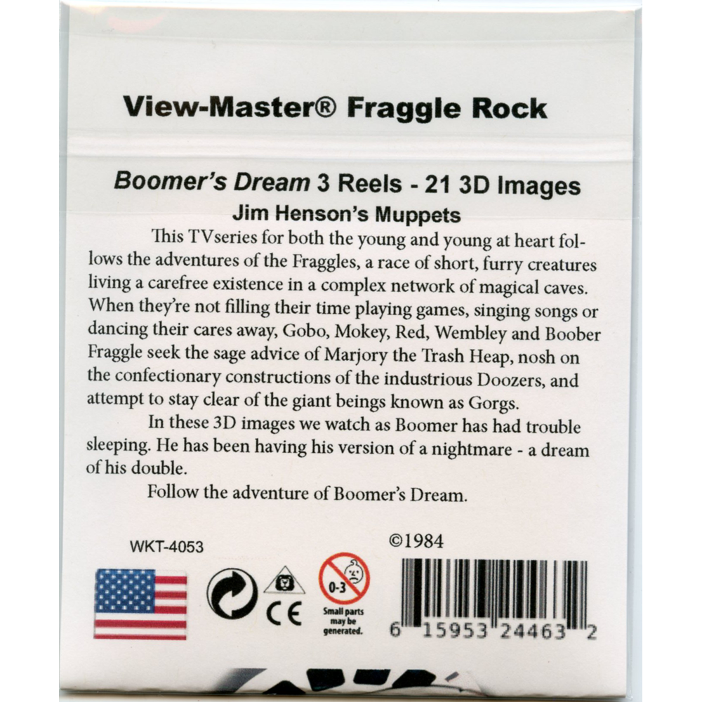 Fraggle Rock view-master 3 Reels Blister Pack (R)