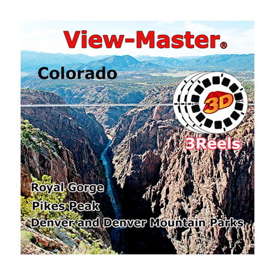 Colorado - Royal Gorge, Pike's Peak, Denver - Vintage Classic View-Master - 1950s views