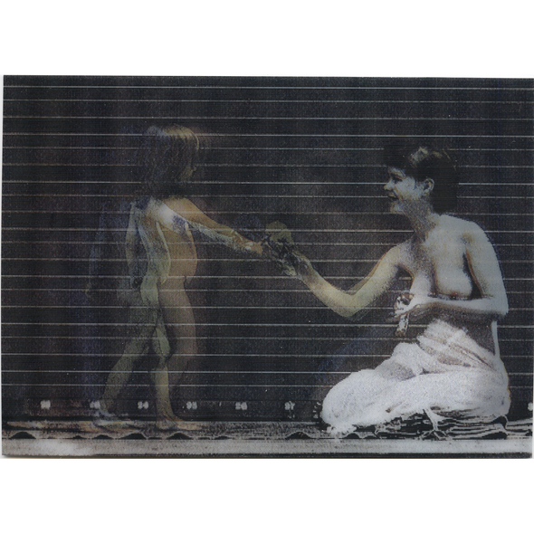 4 photographic- Eadweard Muybridge - 3D Lenticular Postcards  Greeting Cards