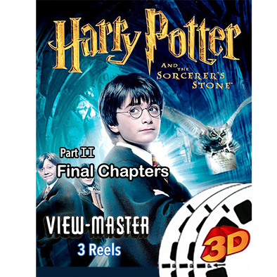 Harry Potter Part 2 - ViewMaster - FINAL CHAPTERS - Sorcerer's Stone - 3 Reel Set