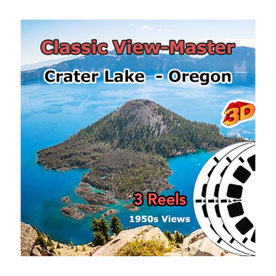 Crater Lake Natl Park Oregon Coast - Vintage Classic View-Master - 1950s views