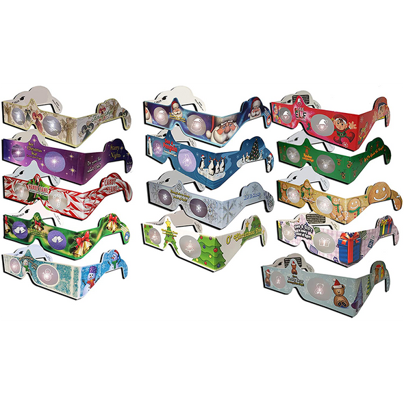 22 PAIRS - Christmas Glasses Holiday Eyes® - 14 Different Exclusive Styles - NEW