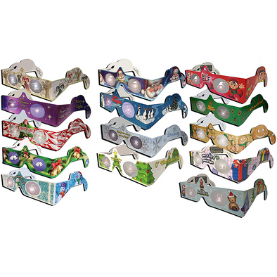 23 PAIRS - Christmas Glasses Holiday Eyes® - 14 Different Exclusive Styles - NEW