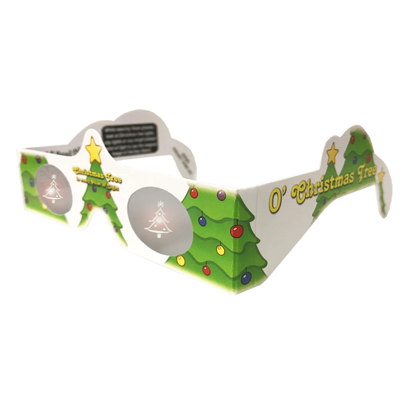 CHRISTMAS TREE - Individual Christmas Glasses Holiday Eyes® - 3D Holographic Glasses - NEW