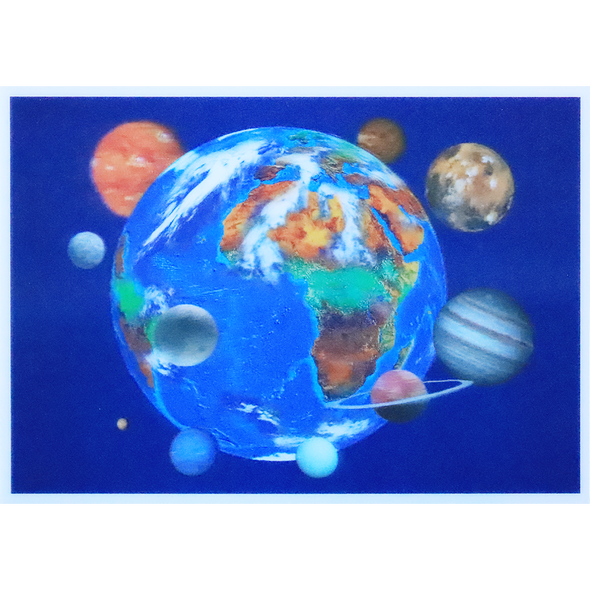 Earth - 3D Lenticular Postcard Greeting Card