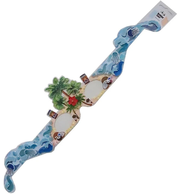 DECORATE YOUR OWN - 3D Christmas Glasses - Cardboard Unprinted White - NEW