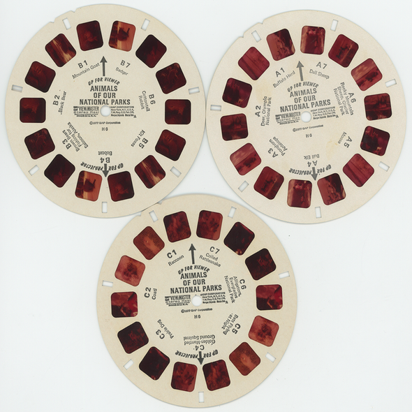 View-Master 3 Reel Packet - Animal of Our National Parks - reel