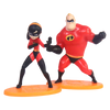 Incredibles Figurines - Mr. Incredible, Elastigirl, Violet, Dash and Jack-Jack - Set of 5