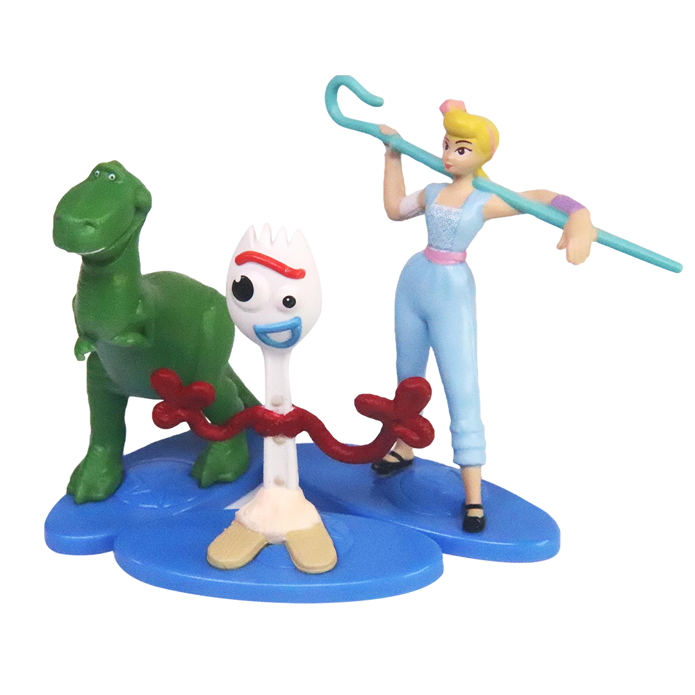 Disney Pixar Toy Story 4 Mini Figures Set of 5 Buzz Woody Bo Peep Rex Forky