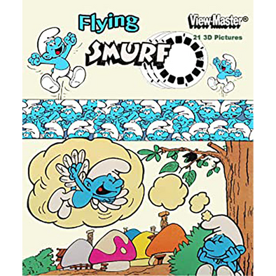 Flying Smurf - View-Master 3 reel set - vintage