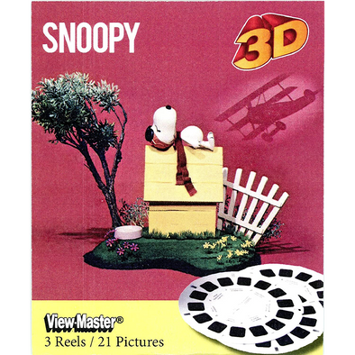 Snoopy and the Red Baron - View-Master 3 reel set - vintage