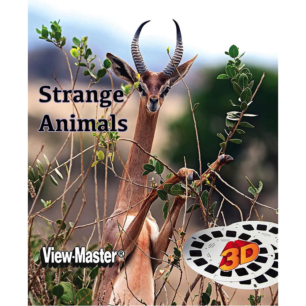Strange Animals of The World - View-Master 3 reel set - vintage