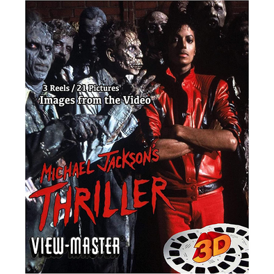 Thriller - MIchael Jackson - View-Master 3 reel set - vintage
