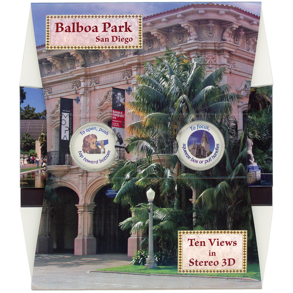Balboa Park - San Diego, California - OH WOW Greeting Card - Mailable Viewer with 10 view cards - NEW