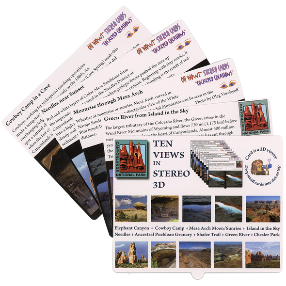 Canyonlands Utah - OH WOW Greeting Card - Mailable Viewer with 10 view cards - NEW