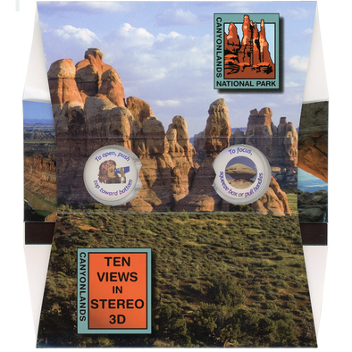 Canyonlands Utah - OH WOW Greeting Card - Mailable Viewer with 10 view cards - NEW