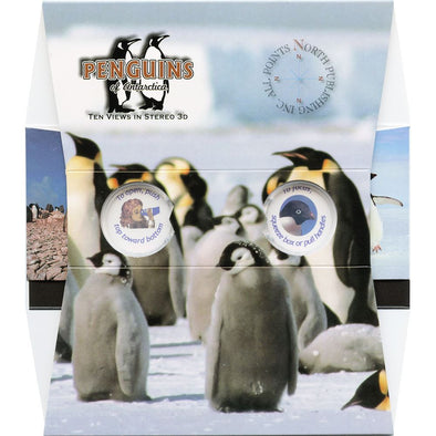 Penguins of Antarctica - OH WOW Greeting Card - Mailable Viewer with 10 view cards - NEW