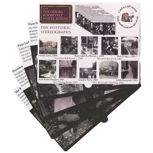 Theodore Roosevelt White House - OH WOW Greeting Card - Mailable Viewer with 10 viewer cards - NEW