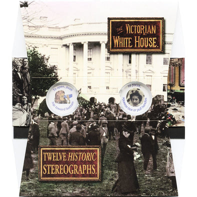 Victorian White House - OH WOW Greeting Card - Mailable Viewer with 12 viewer cards - NEW
