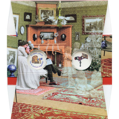 Sprits of Christmas Past, Present & Future - OH WOW Greeting Card - Mailable Viewer - NEW