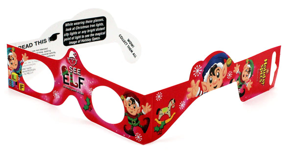 10 PAIRS - 3D Christmas Glasses - 10 Different Styles - NEW