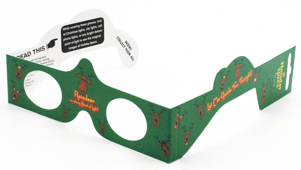 10 PAIRS - 3D Christmas Glasses - 10 Different Styles - NEW