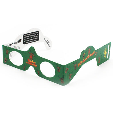 REINDEER - 3D Christmas Glasses - Holiday Specs® - Single Individual