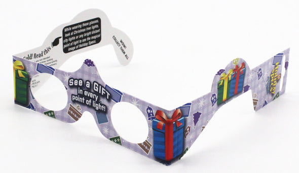 10 PAIRS - 3D Christmas Glasses - 10 Different Styles - NEW