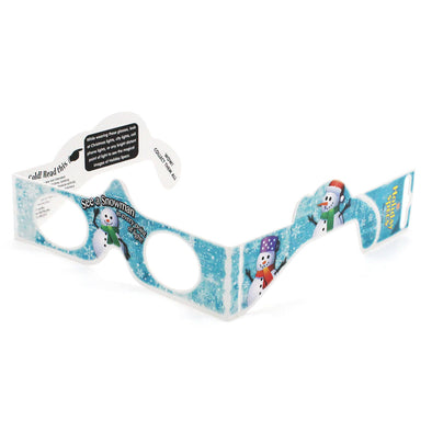 SNOWMAN - 3D Christmas Glasses - Holiday Specs® - Single Individual