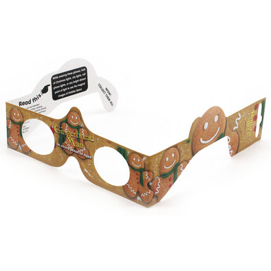 GINGERBREAD MAN - 3D Christmas Glasses - Holiday Specs® - Single Individual